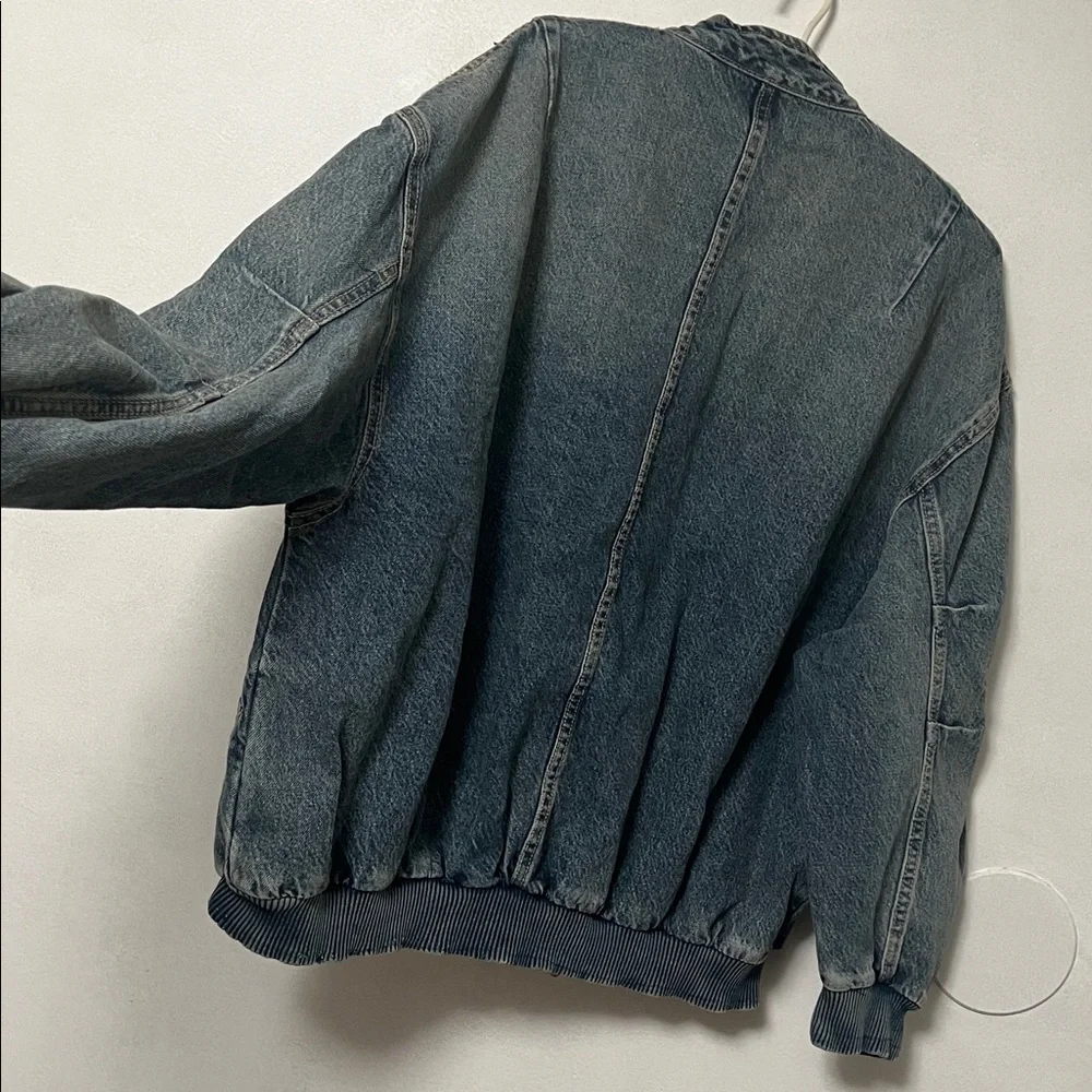 Zara Blue Denim Jacket - Picture 11 of 12